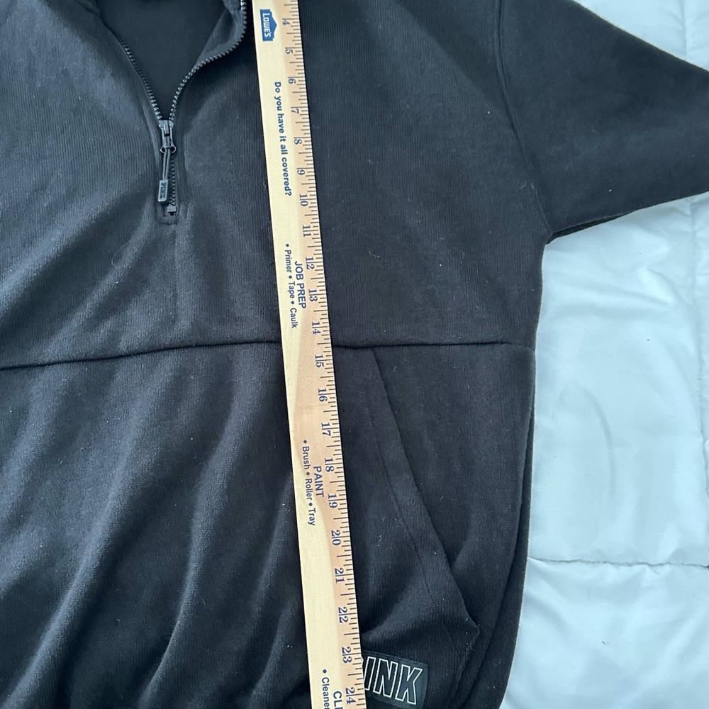 PINK Victoria's Secret Black Zippered Sweater (T) - Picture 6 of 10